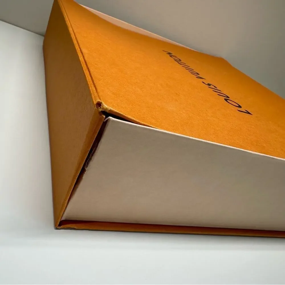 Louis Vuitton | Flat Storage Box | Orange | 14.75 W x 13.75 H x 3.4 D inch